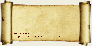 Miljana Olujić vizit kartica